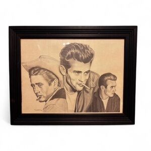 James Dean drawing by Michael Irvin (1986)